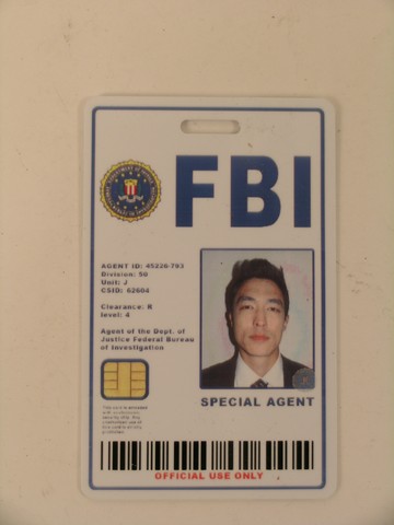 The Last Stand - Last Stand FBI Badge Card Movie Props #1 Movie Props ...