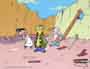 ED, EDD, 'N EDDY Ed, Edd, & Eddy in Gorge Original Animation Cel